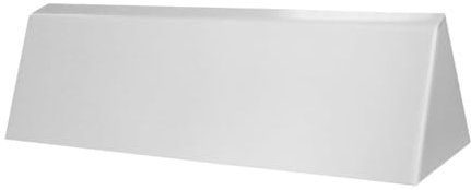 Keypak Capot de sécurité pour boîte aux lettres 344 mm – Plaque anti-buée et bouclier de boîte aux lettres pour portes en uPVC, composite et bois (argenté)