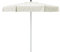 METRO Professional Sombrilla redonda, aluminio, Ø 2 m, repelente al agua, blanco