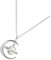 Holibanna Planeten-mond-halskette Halskette Mit Planetenperlen Perlenkette Für Halskette Für Mondkette Silber Halskette Mit Anhänger Für Silver Legierung