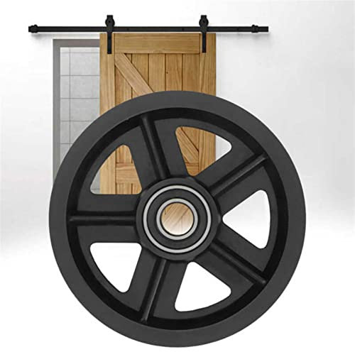 2Pcs Barn Door Pulleys For Cabinet Window Sliding Door Runner Hanging Rail Hardware Roller Sliding Wood