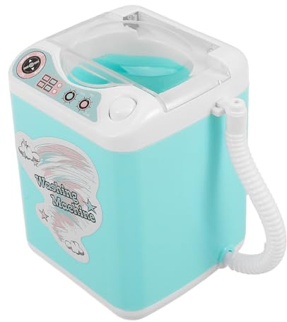 HANABASS Mini Waschmaschine Spielzeug Für Automatische Für Makeup-Pinsel Und Schwämme Sichere Materialien Spaßige Simulation Für Rollenspiele Für Mädchen Und Damen