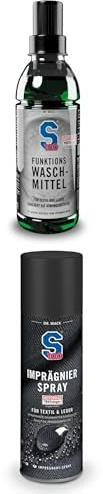 DR. WACK S100 Funktions-Waschmittel & Imprägnierspray 300 ml – Schonende Reinigung & Geruchsentfernung + Imprägnierung für Leder & Textil, Schutz vor Nässe & Ausbleichen