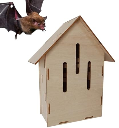 xowwyue Abri À Chauves-Souris pour Jardin - Habitat en Bois pour Animaux,Habitat pour Chauves-Souris de Jardin - pour Jardiniers Propriétaires Agriculteurs Arrière-Cour Verger Parc Cour Terrasse