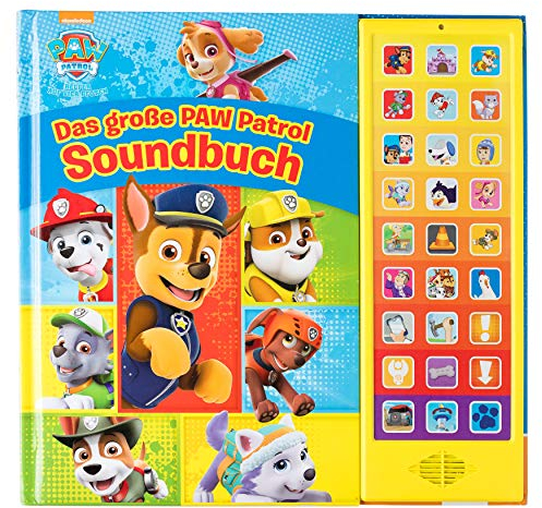 PAW Patrol - Das große PAW Patrol Soundbuch - 27-Button-Soundbuch mit 24 Seiten für Kinder ab 3 Jahren