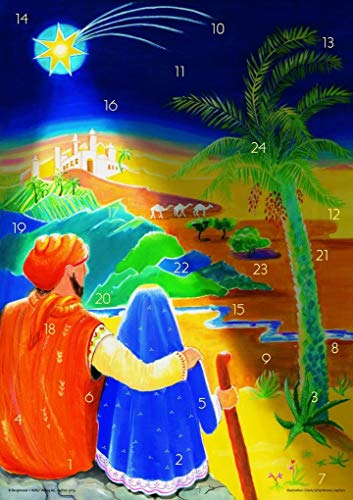 Samuels abenteuerliche Reise nach Betlehem: Fensterbild-Adventskalender mit Begleitheft