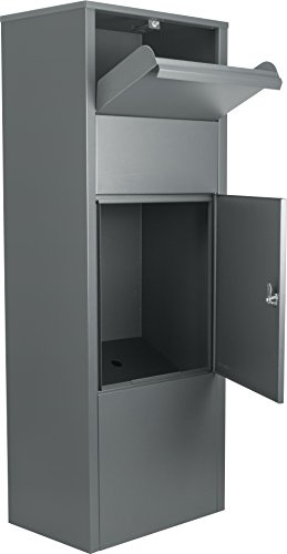 winbest Large Steel Freestanding Floor Parcel Lockable Drop Slot Mail Box