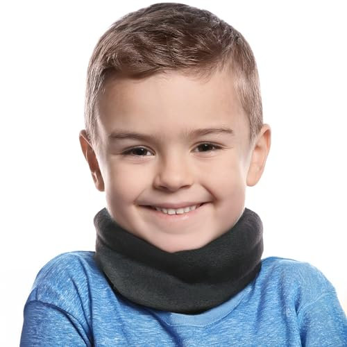 Tough Kids Neck Warmer - Toddler & Kids Neck Gaiter & Ski Mask - Fleece Gaiter Snood