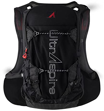 Ultraspire Zygos 5.0 Unisex Leichter Trinkrucksack – 14 Liter und 8 Taschen für unterwegs, Laufweste mit Flüssigkeitskapazität 2 l Reservoir mit Mag-Clip im Lieferumfang enthalten