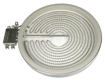 easyPART Kompatibel/Ersatz für EGO 10.58113.032 Strahlheizkörper Einkreis Glaskeramikkochfeld 1800W Ø 175mm 1058113032 HiLight-Heizkörper mit Temperaturmelder passend Bosch Siemens 00647881 Constructa