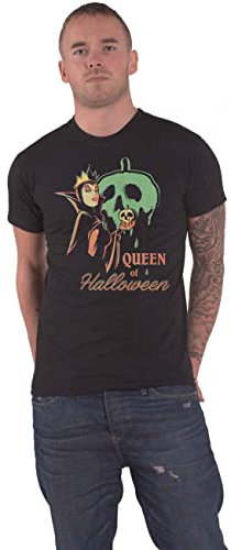 Disney Snow White T Shirt Queen of Halloween Logo Official Unisex Black XL