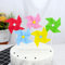 HAOBIN Windmühle Kuchen Topper Tortendeko Cupcake Toppers Dekoration Tortendeko Geburtstag Cake Topper Tortendekoration Diy-Kuchendekoration,Hochzeit,Geburtstag,Dekoration,5 Farben