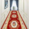 ATTREX Red Tradicional Alfombra Corredor Muy Largo Pasillo Hall Corredor Alfombras estrechas Ancho 60 cm 70 cm 80 cm para la Cocina Corredor Dormitorio Hotel Antideslizante Lavable Alfombra(60×100cm)