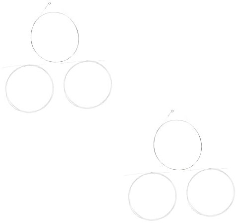 FUNOMOCYA 2 Set Di Corde Per Balalaika Corde in Nylon Per Filo Musicale Di Ricambio 3 Pezzi*2