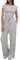 Darong 2-teiliges Damen-Outfits, Lounge-Set, gerüscht, kurze Ärmel, hohe Taille, weites Bein, Trainingsanzug-Sets, Athletic Grey (78,7 cm Schrittlänge), Medium