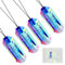 Sonnenfänger Kristall 4 Stück 76mm Groß Suncatcher Prisma Kristall Zum Aufhängen, Prismen Lichtfänger Regenbogen-Macher Fenster Glas Prisma Aufhängen, für Fenster, Garten, Dekoration