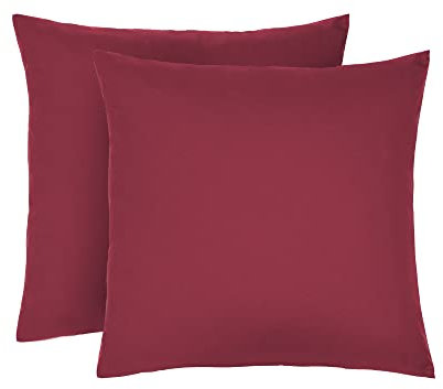 biberna Feinjersey Kopfkissenbezug 0077144 2X 80x80 cm rost