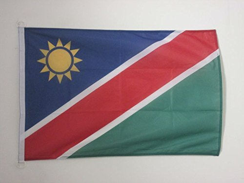 AZ FLAG Bootflagge Namibia - 45x30 cm - Republik Namibia Bootsfahne 30 x 45 cm Marine Flaggen - Flaggen