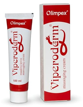 Viperoderm Massagecreme mit Schlangengift 100 ml – kühlendes Frischegefühl mit Menthol und Kampfer – für beanspruchte Muskeln nach Sport und körperlicher Arbeit