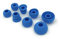 Blue Replacement Earbud Tips for Beats Powerbeats3 Wireless Stereo Headphones - Small, Medium, Large, and Double Flange (Blue)