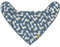 LÄSSIG Baby Lätzchen Bandana Halstuch Baumwolle Druckknopf wendbar/Baby Bandana Glama Lama blue