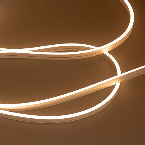 Mextronic led neon stripe LED Neon Strips S02 Sideview 3000K Warmweiß 10 Meter 24V 90W IP67