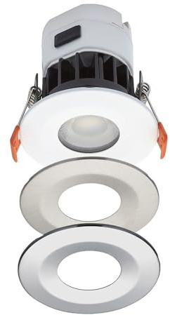 Sensio Kitchen Bathroom Trio Tone Fire Rated IP65 Downlight Dimmable - SE62095T0