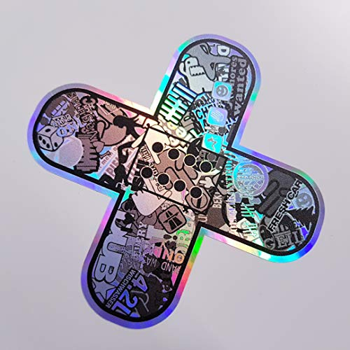 folien-zentrum - Pflaster Oilslick Schwarz 8,5 x 8,5 cm - hochwertiger Aufkleber Auto Tuning - OEM & JDM Auto Sticker - Lustige Aufkleber für Auto - Stickerbomb - Autoaufkleber - Made in Germany