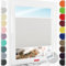 Schuette® Plissee mit Bohren zum Anschrauben ● Thermo Kollektion: Spring Cloud (Grau) ● 140x230cm (Breite x Höhe) ● Suprafix Faltrollo Befestigung ● Bequeme Rollo Montage inkl. Video