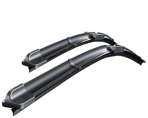 Mossa Escobillas limpiaparabrisas para la luna delantera adecuadas para Mazda 3 III (07.2013-2018) - escobillas plana Premium