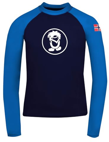 Trollkids Kids Kvalvika Shirt 116, Navy/Blue