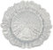 Henilosson 13 inch Silver Charger Plates,Round Plastic Reef Plate Chargers for Dinner Plates,Wedding,Party Elegant Decoration Place mats(24, SILVER)