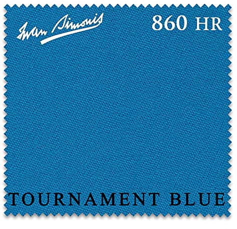 Iwan Simonis 860HR Billardtischdecke (Turnierblau, 2,4 m)