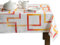 Maison d' Hermine Tischdecke, 100% Baumwolle, 160cm x 220cm dekorative Tischdecke, waschbar, quadratisch, Ostertischdecken für Essen, Hochzeit, Bankett, Buffet, Summer Maze – Frühling/Sommer