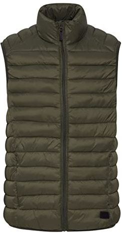 BLEND BHNille Herren Weste Steppweste Outdoor Weste mit Stehkragen Reißverschlusstaschen Regular fit, Größe:M, Farbe:Deep Depths (190413)
