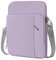 Dadanism 13,3 Zoll Tablet Organisator Tasche Hülle mit Schultergurt für iPad Pro 13 M4 2024, iPad Air 13 M3 M2, iPad Pro 12.9, Galaxy Tab S10+ Plus/S9 FE+/S9+ Plus 12.4,Tab P12 12,7, Grau Lila