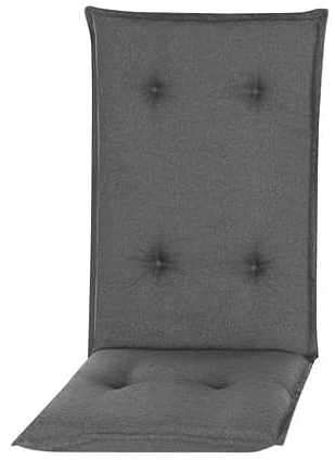 Pillows24 Gartenstuhlauflage Sitzkissen Stuhl Outdoor - 120x50x8 cm/Graphit – Outdoor Sitzpolster für Balkon & Garten, wetterfestes Stuhlkissen für Klappstuhl, Terrassenstuhl & Gartenmöbel