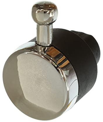 Paxanpax PCK1202 Cooker Hob Hotplate Black and Chrome Control Knob Compatible Fits Rangemaster Leisure 6000, 7000, 8000 Series