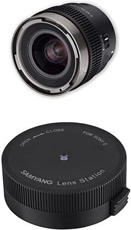 Samyang V-AF 24mm T1,9 FE für Sony E + Lens Station, Videoobjektiv, Auto Fokus Objektiv, Cine Lens 8K Unterstützung, Anamorphic kompatibel