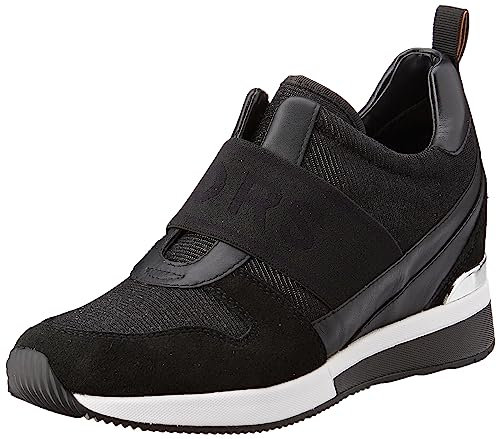 MICHAEL KORS Maven Slip ON Trainer, Sneaker Mujer, Negro, 41 EU