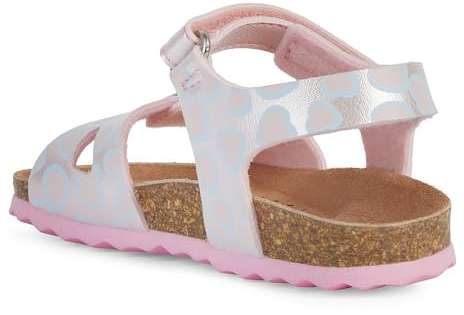 Geox Mädchen B Chalki Girl Sandal, Lt Pink, 27 EU