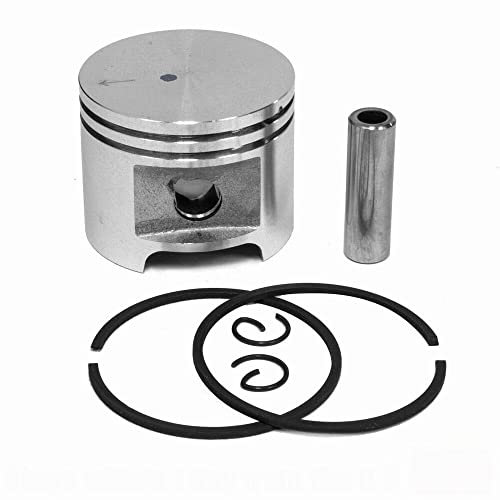 Luxuypon Kit de piston de rechange (49 mm) compatible avec tronçonneuse Sti-hl MS 390 039 MS390
