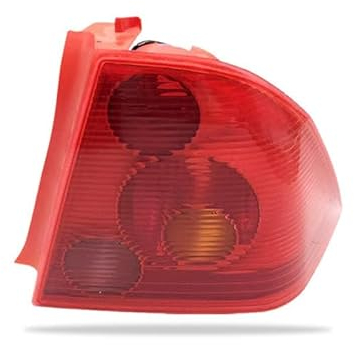 BYBEST Rücklicht Heckleuchte Rückleuchte für Peugeot 307 2004-2007, Auto Heckklappe Rückleuchten Linke Rechte Rücklichter Gehäuse,Red- Right