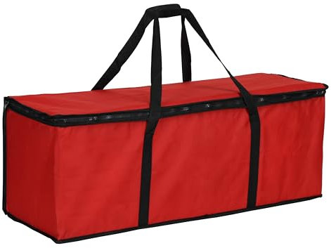 Totò Piccinni Borsa per Albero di Natale e Decorazioni Natalizie, Resistente e Impermeabile (XL 125x50x50cm. Per Alberi fino a 300 cm)