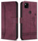 Bravoday Hülle für Google Pixel 4A 4G / Google Pixel 4A 4G, PU Ledertasche Handyhülle mit Kartenfäch & Kickstand, Flip Schutzhülle Kompatibel mit Google Pixel 4A 4G / Google Pixel 4A 4G, Weinrot