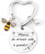 QTZXZX Porte-Clé Merci Maîtresse Cadeau De Courage Porte Cle Femme Cadeau Amie Cadeaux De Motivation Femme Cadeaux D'encouragement Persévérance Porte-clés Inspirant Anniversaire (2)