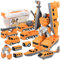 Yizemay Magnetische Transformers Spielzeug für Kinder, Roboter Spielzeug, Magnetic Transform Engineering Toys, Magnetbausteine Magnetspielzeug Magnet Spielzeug ab 3 4 5 6 7 Jahre Junge