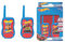 Lexibook, Hot Wheels, Talkie-Walkies 200m, Jeu de Communication pour Enfant, 2 canaux de Communication, Clip Ceinture, à Piles, Rouge/Bleu, TW12HW