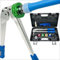 TZTTGS Manuelles PEX-Rohr-Expander-Werkzeugset mit 5 Stück 3/8”, 1/2”, 5/8”, 3/4”, 1” Expansionsköpfen passend für Propex-Expansion Erfüllt ASTM F1960 Standard PEX-Kupplungsanschluss Strahlungswärme