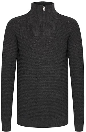 !Solid SDReco Herren Strickpullover Troyer Feinstrick Pullover