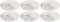 Vaisselle en porcelaine blanche Banc de Poissons Assiette 19cm